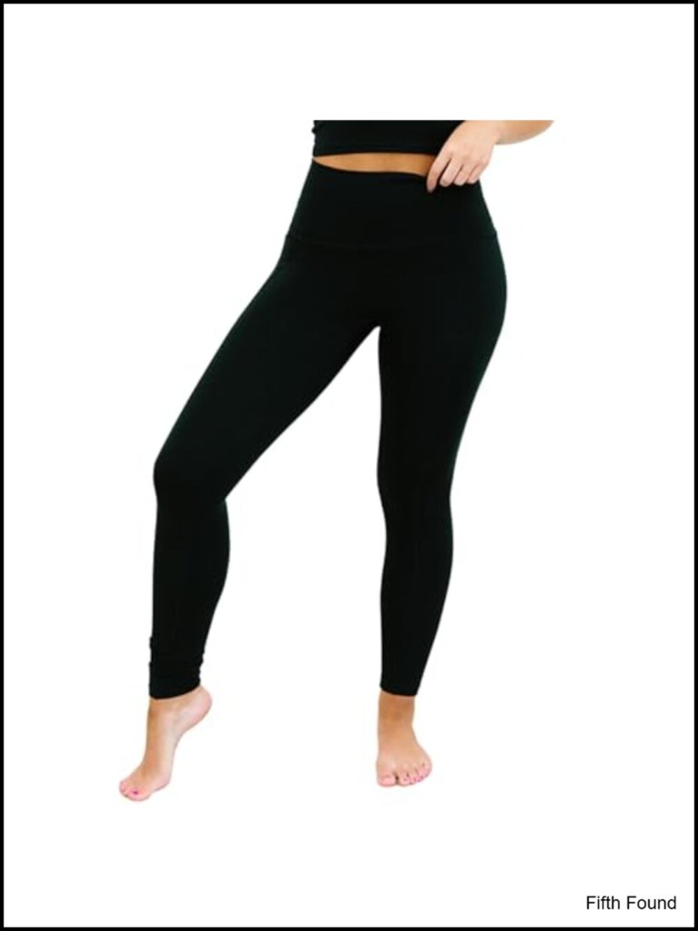 High Waisted Work Leggings Tummy Control Hidden Pocket Yoga Gym Activewear
